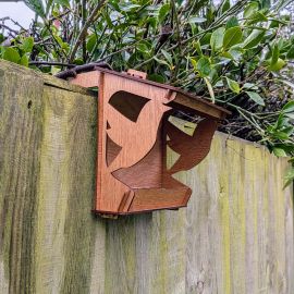 Build Your Own Fence Hung Bird Feeder Kit Pre-varnished