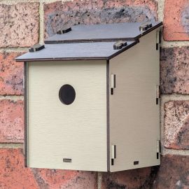 Pre Painted Wall mounted Build your own Bird House Flat Pack
