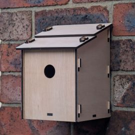 Wall mounted Build your own Bird House Flat Pack