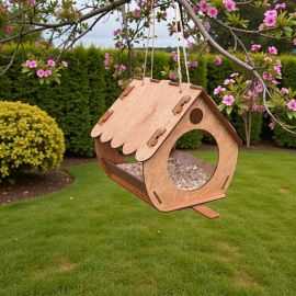 Build your own Bird Feeder Flat Pack kit - Pre-varnished